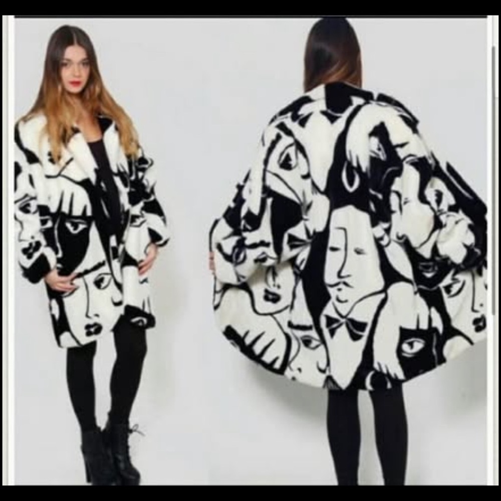 Vintage Donnybrook Faces Coat - Picture 2 of 2